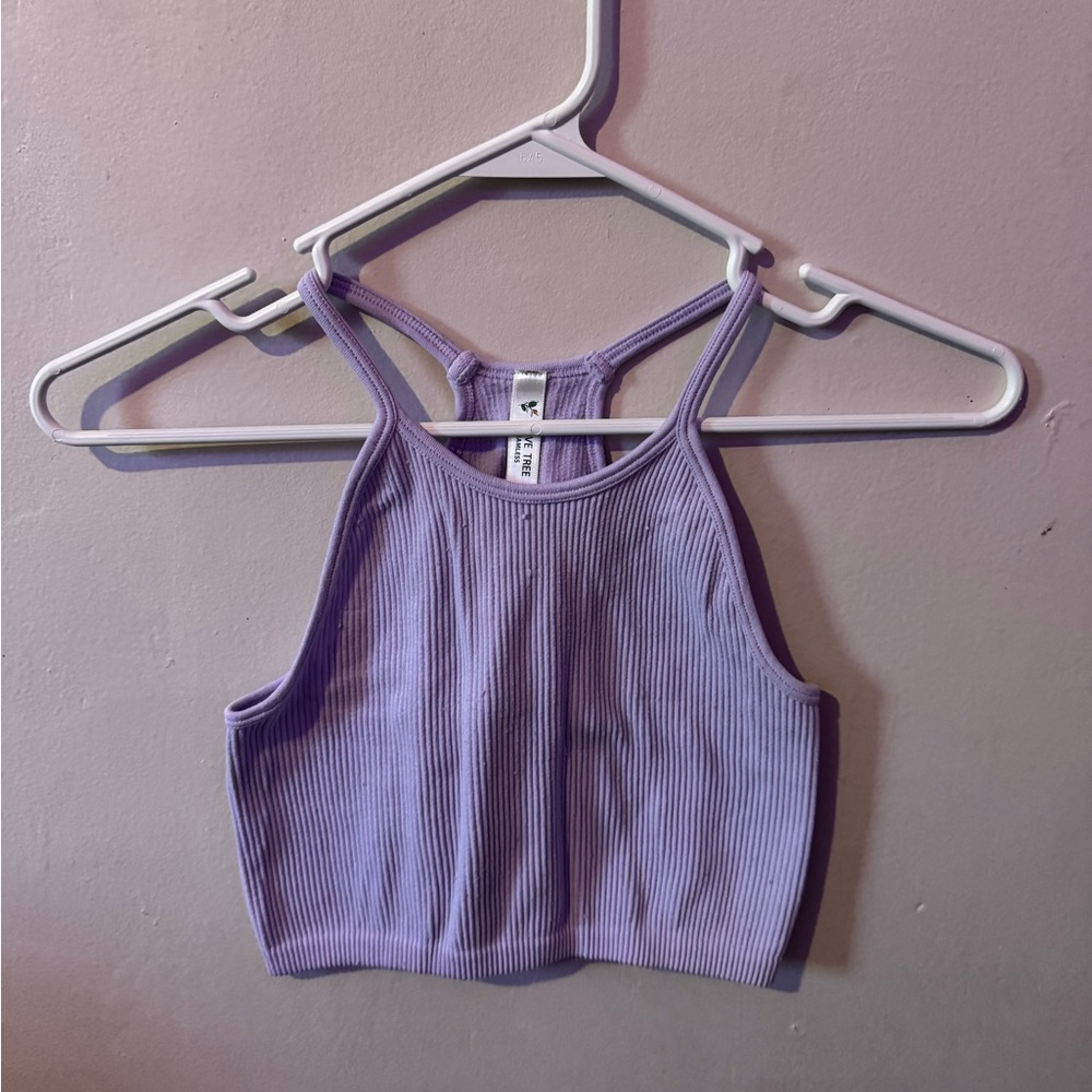 Love Tree Cropped Tank